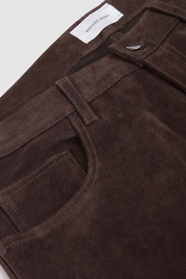Berner Khl 5 Pocket Suede Skirt