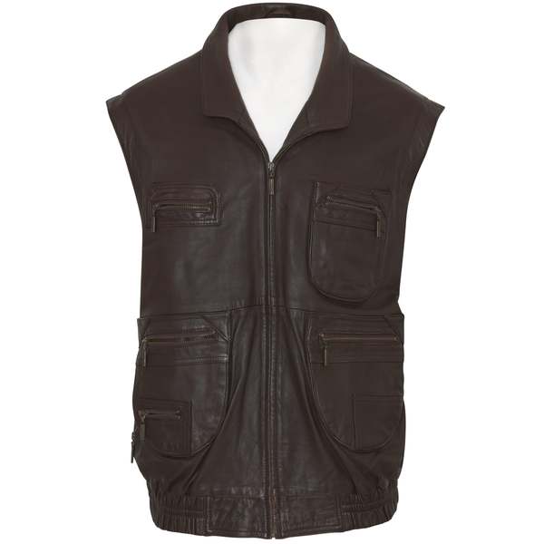 Seiden Leder (West Germany) Vintage, 1970s, Game Vest, Upland