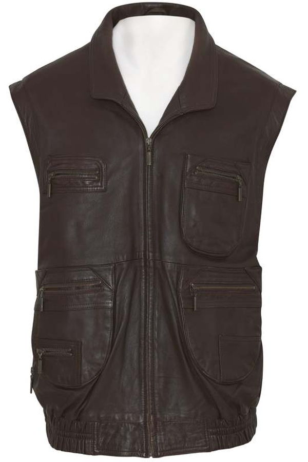 Seiden Leder (West Germany) Vintage, 1970s, Game Vest, Upland