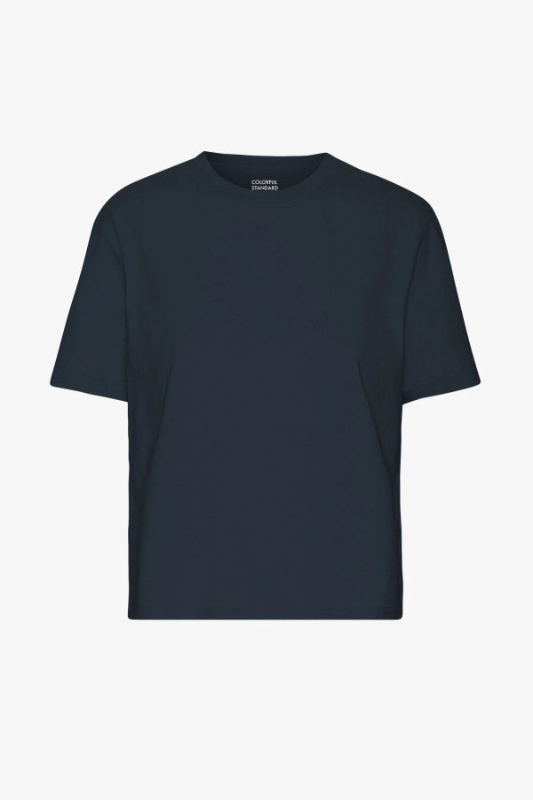 Colorful Standard Boxy Court T-Shirt - Marine