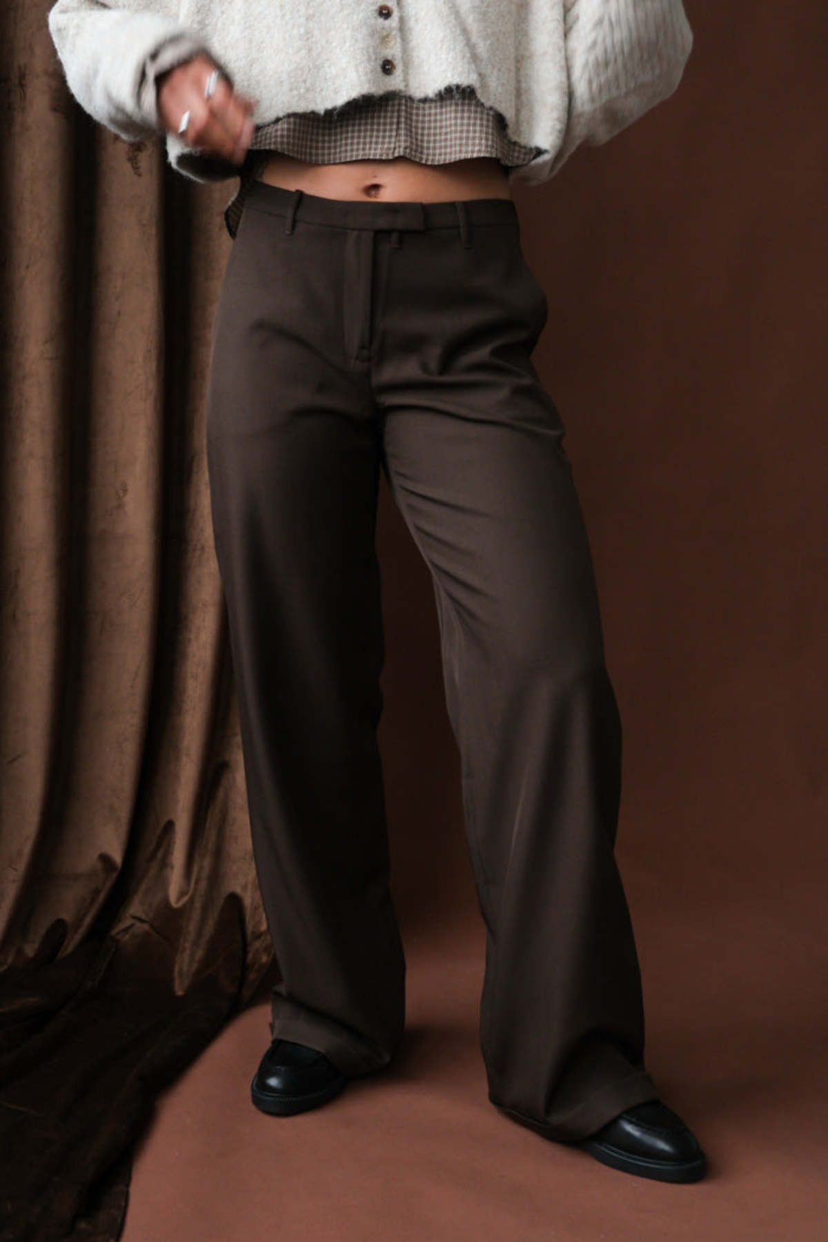 Geel Kennedy Trouser - Espresso - Image 4 of 5