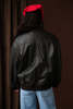 Dunst Stand Collared Leather Blouson Jacket - Dark Brown - Thumbnail 10
