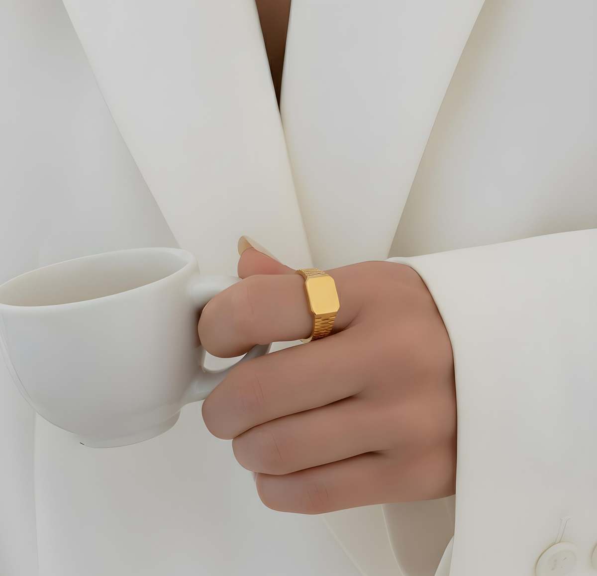 MATTER MATTERS Time Ring - Gold - Image 2 of 10