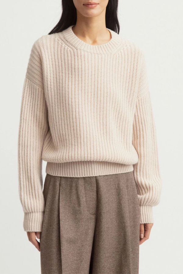 Iris Von Arnim Avelina Sweater - Alabaster