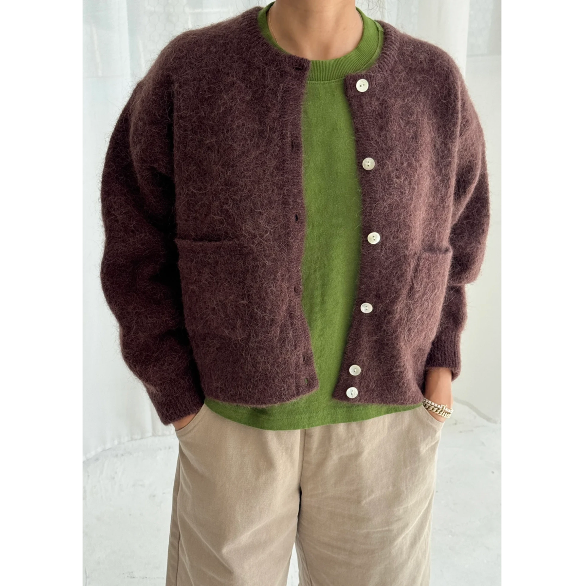 Le Bon Shoppe Amelie Alpaca Cardigan - Image 6 of 7