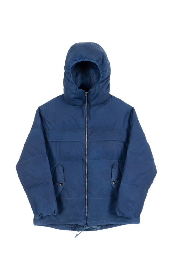 Olderbrother Waxed Hooded Puff Coat