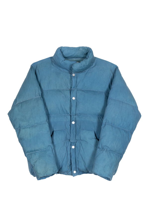 Olderbrother Waxed Puff Coat Micro Stripe Light Coat