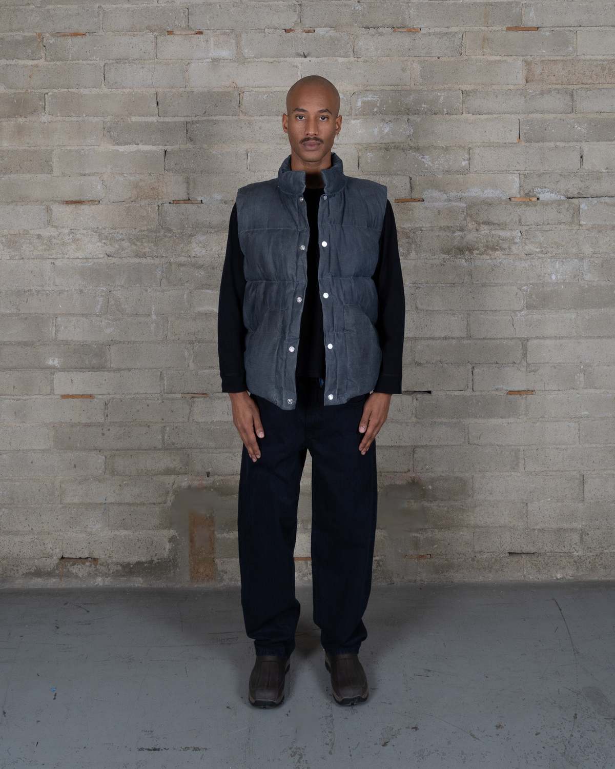 Olderbrother Waxed Puff Vest - Image 2 of 4