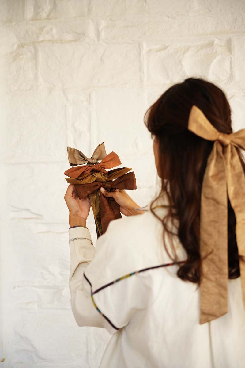 RUJUTA SHETH Gilded Bow