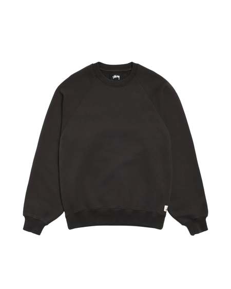Stussy Pigment Dyed Cotton Mesh Sweater - Black | Garmentory
