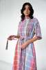Abacaxi Shani Plaid Shirtdress - Thumbnail 2