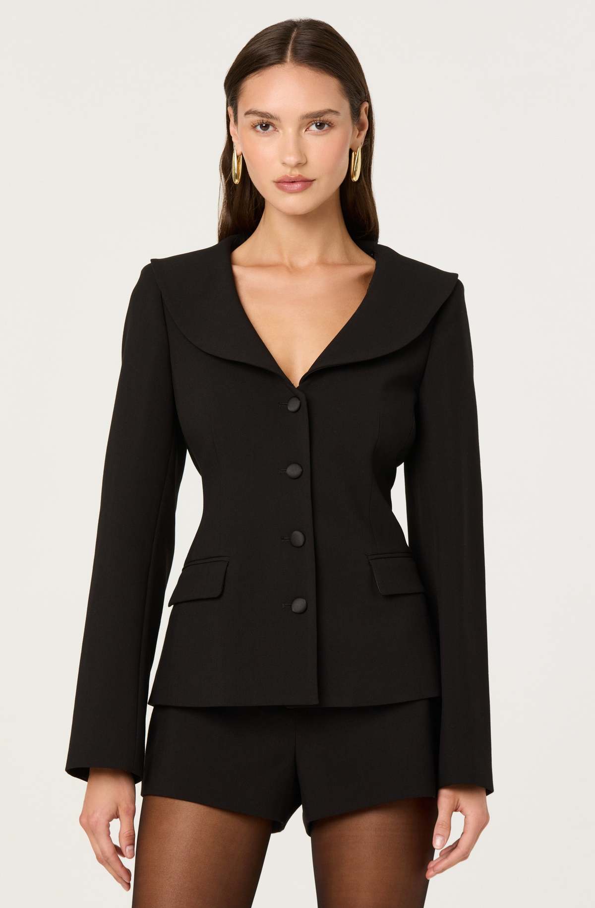 ASTR The Label Stefani Faux Fur Trim Jacket - Image 2 of 6