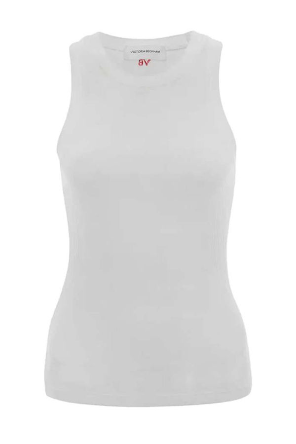 Victoria Beckham Rib Tank - White