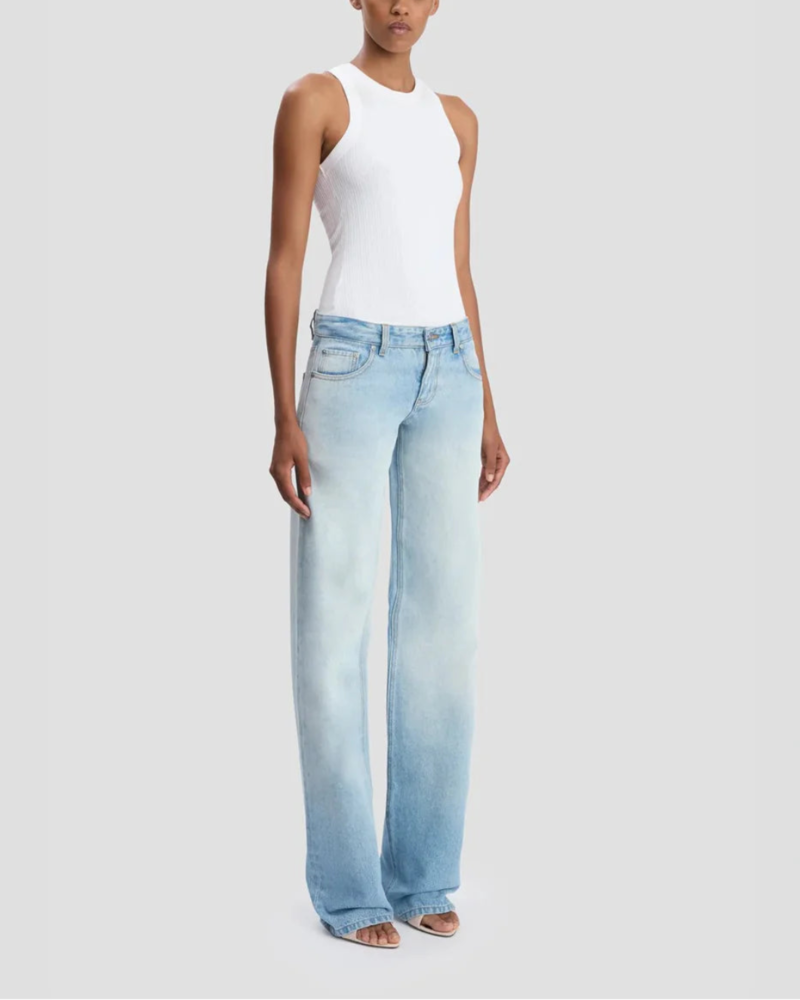 Victoria Beckham Rib Tank - White