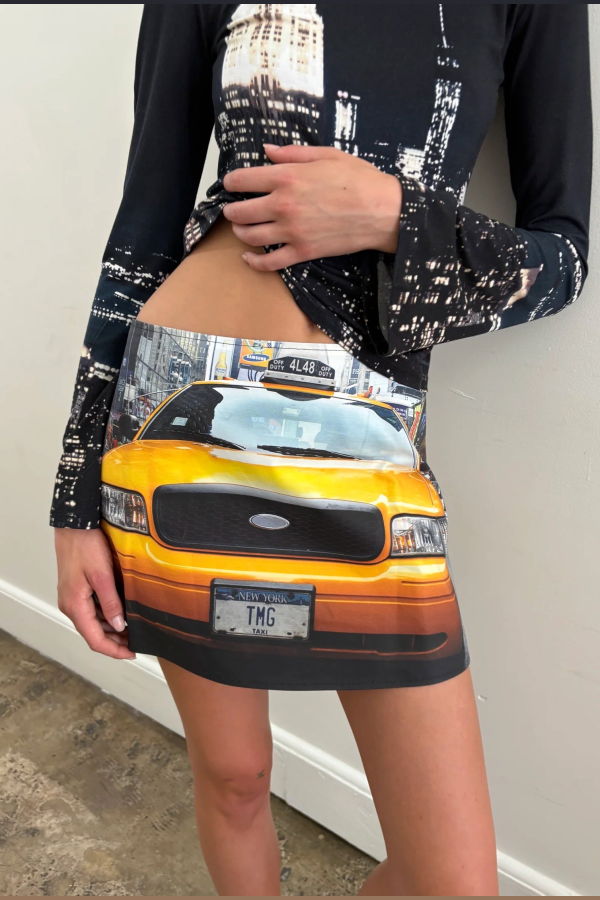 Tyler McGillivary Camilla Mini Taxi Skirt