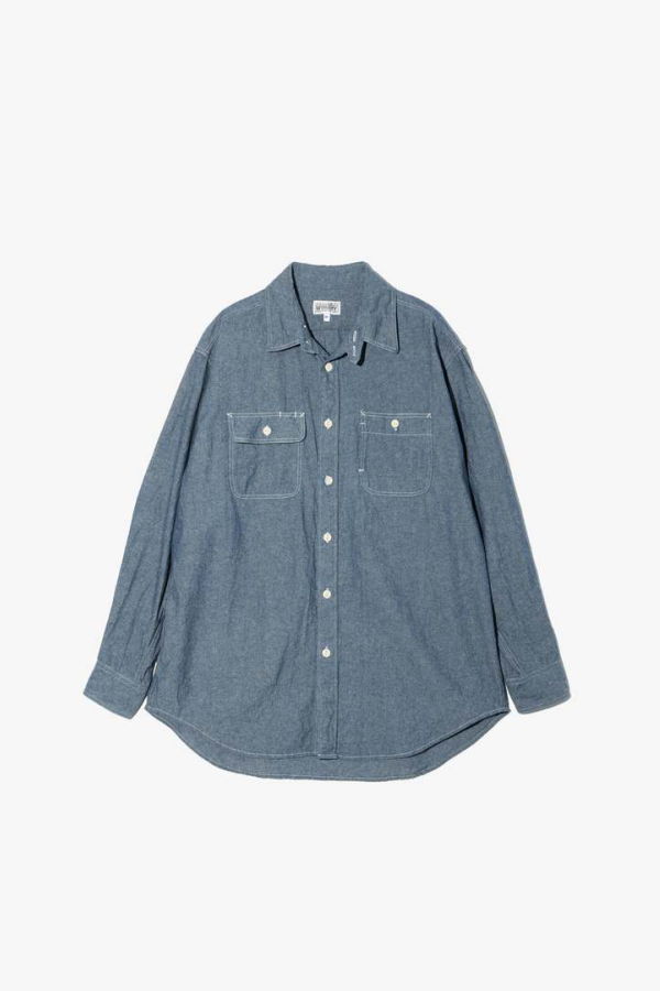 Engineered Garments Workaday Utility Shirt 4.5oz Cotton Chambray