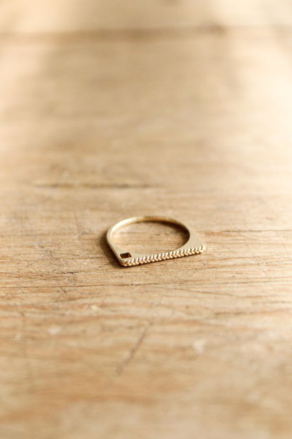 NOUSH Linqd Braided Band Ring