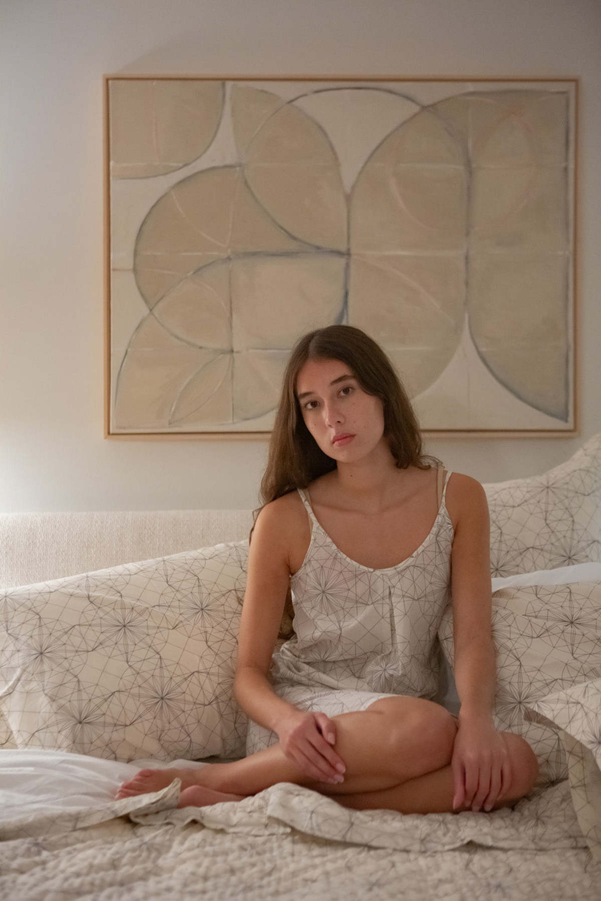 Erica Tanov Sejal Slip in Lena Wolff 'Drawn Star' - Image 6 of 6