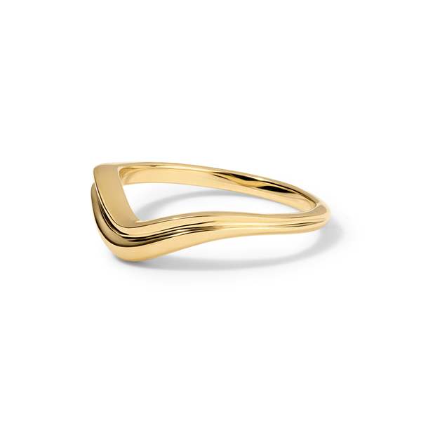 Casey Perez Onda Ring - Sz 6 - 14K Yellow Gold Casey Perez Onda Ring - Sz 6 - 14K Yellow Gold