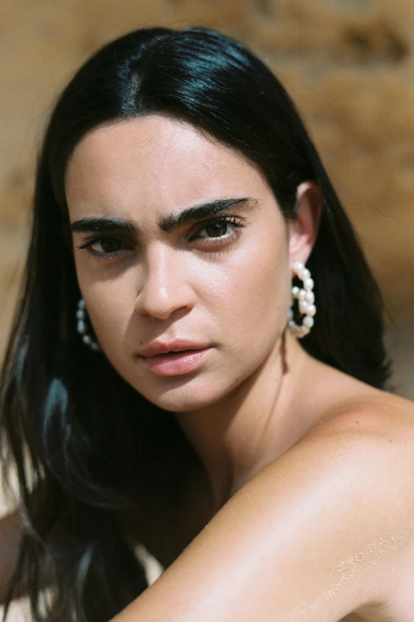 Shyla Lille Pearl Hoops Earrings