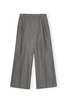 Ganni Cross-over Pants - Pewter - Thumbnail 4