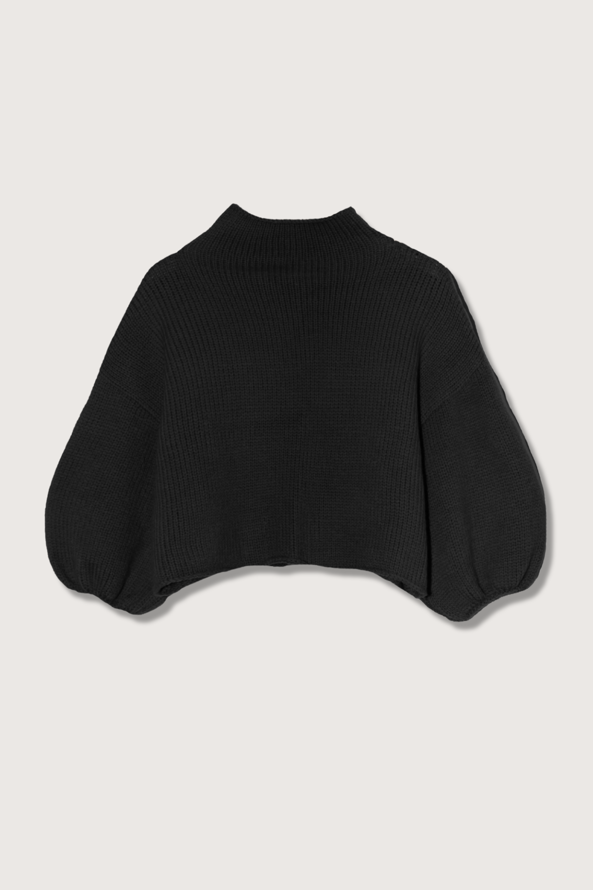 Louiza Babouryan Cashmere Mock Neck Sweater - Black - Image 1 of 1