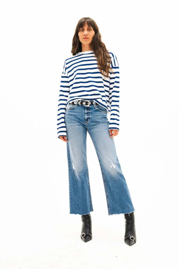 ASKK NY Crop Wide Leg Jeans - Trestles