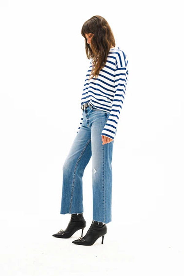 ASKK NY Crop Wide Leg Jeans - Trestles