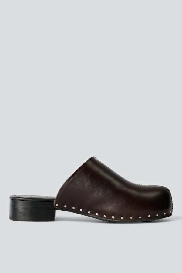Our Legacy Deep Americano Leather Naoto Clog