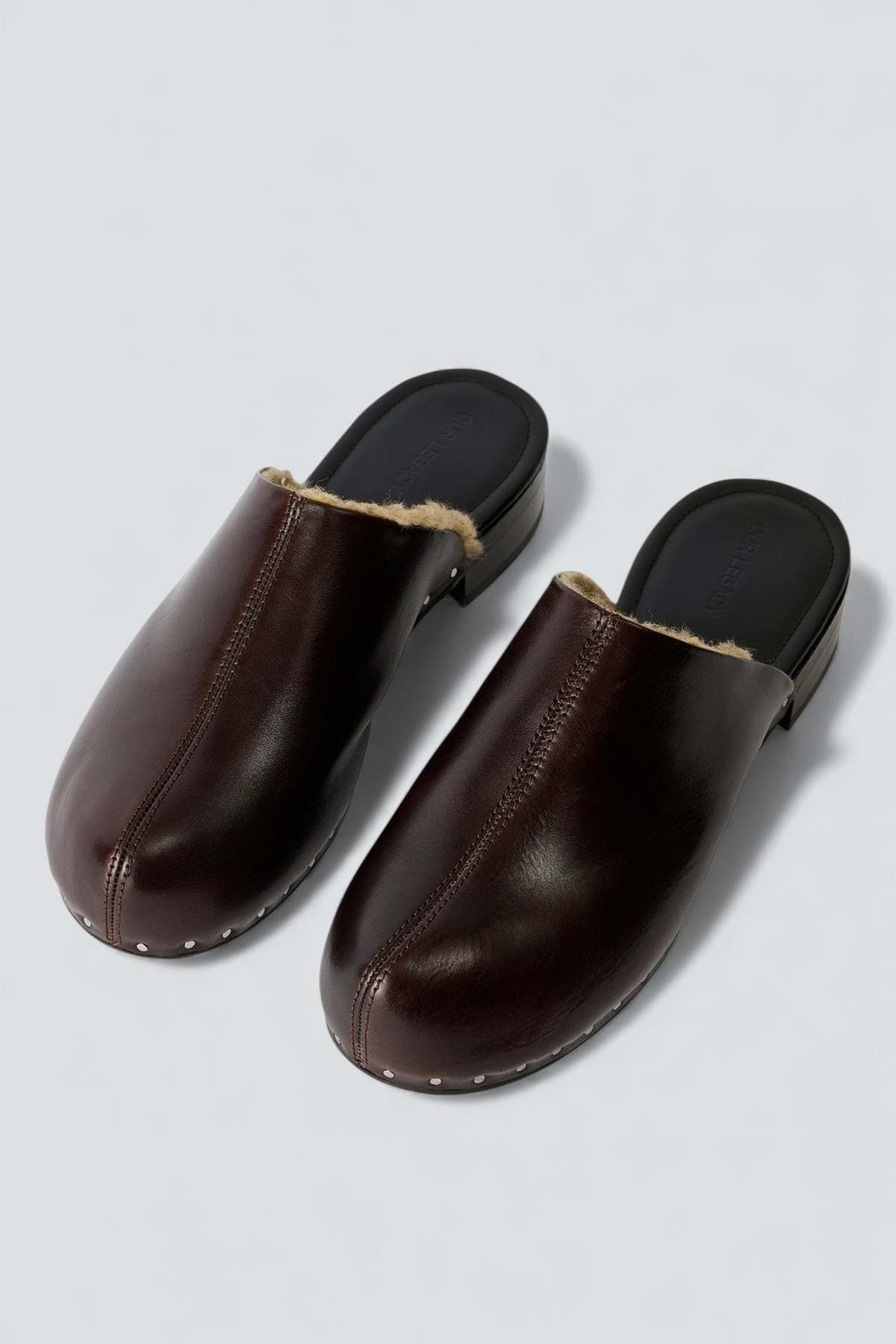Our Legacy Deep Americano Leather Naoto Clog - Image 3 of 6