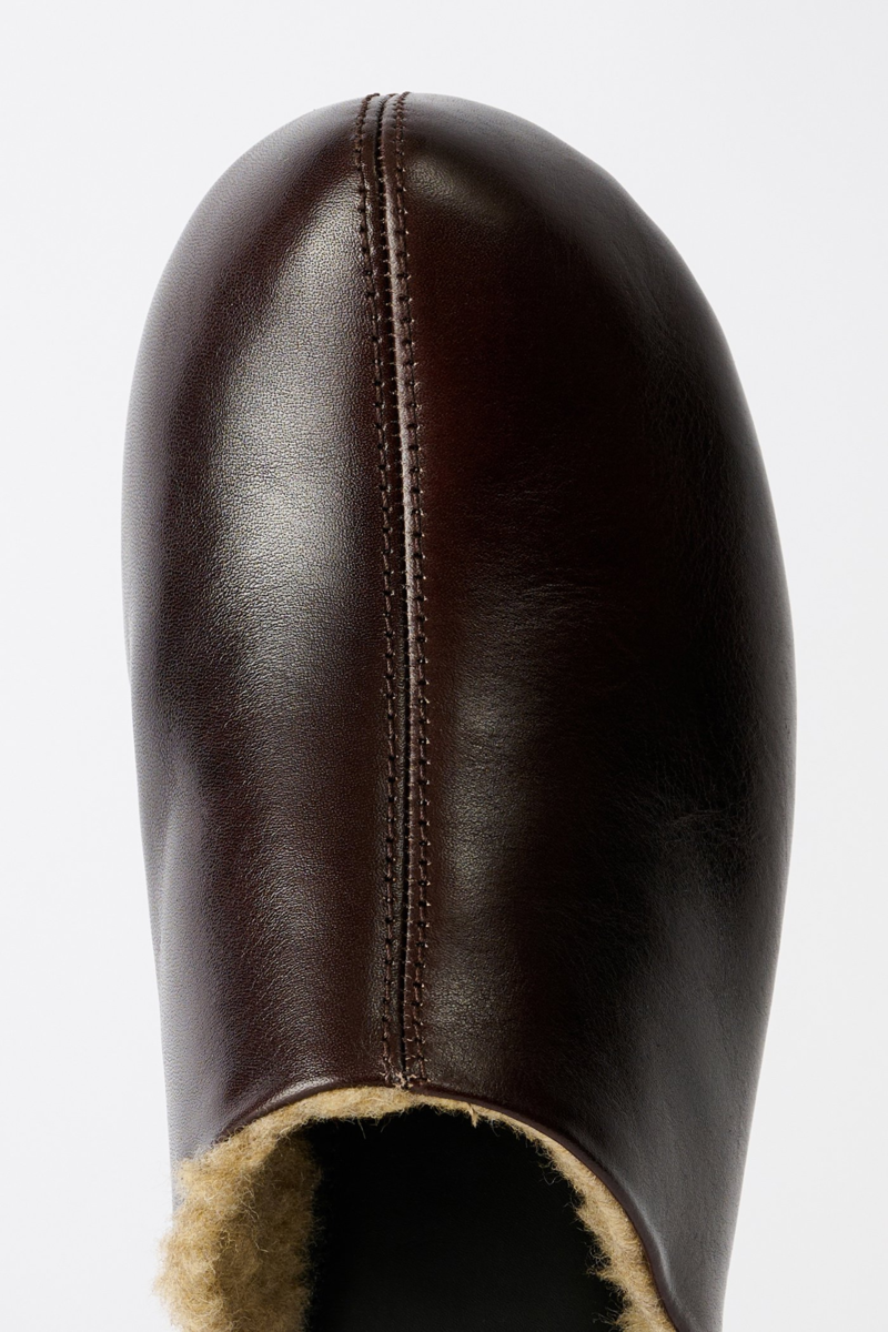 Our Legacy Deep Americano Leather Naoto Clog