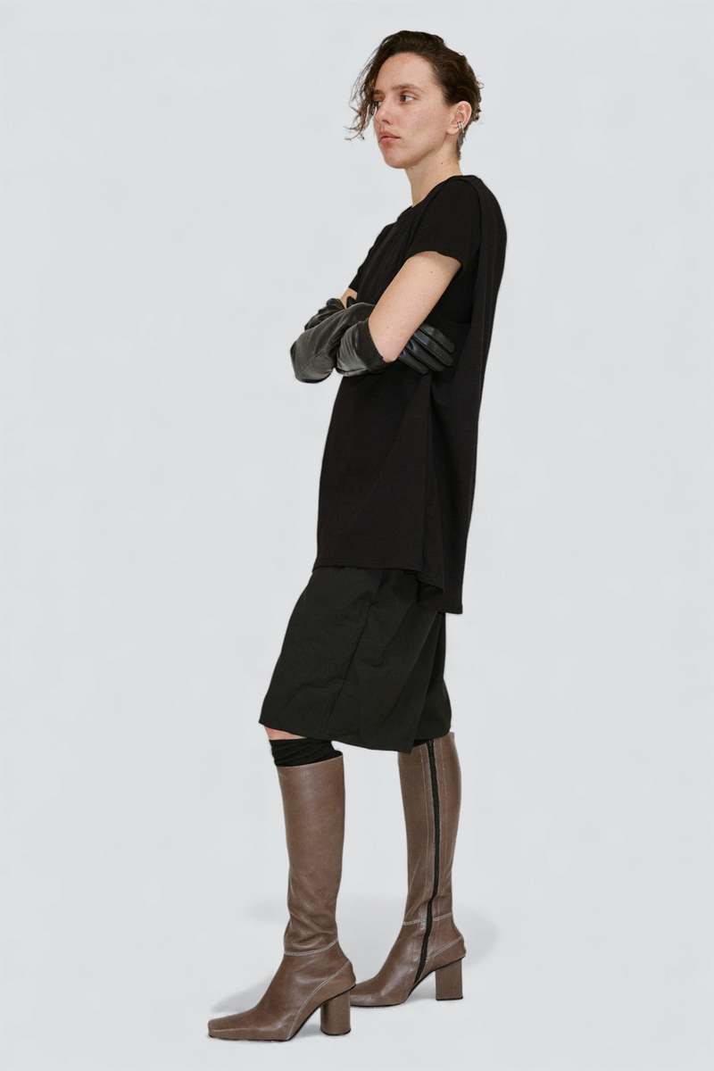 Dubi Metal Cuadrado High Boot