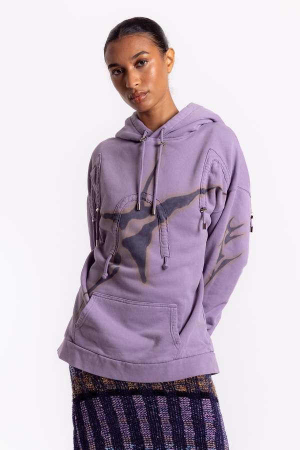 Collina Strada Arc Hoodie - Mauve | Garmentory