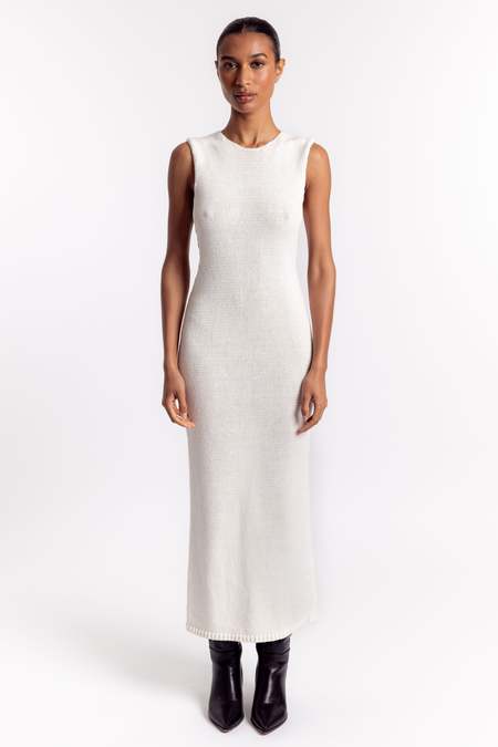 open lace back dress St. Agni | Relaxed Pleat Dress main image 1