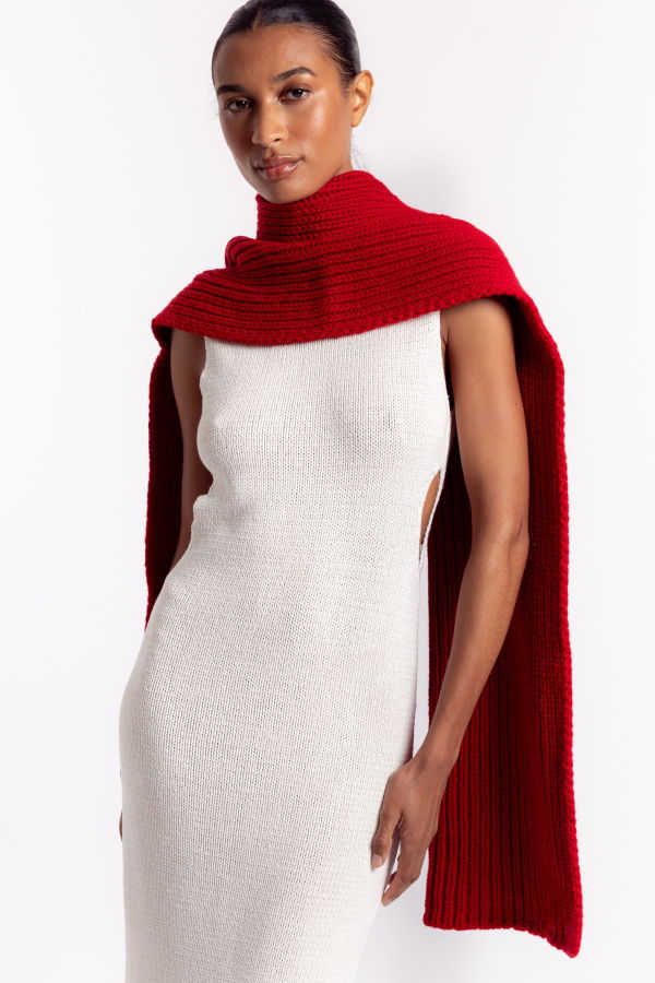 Baserange Mea Scarf - Red