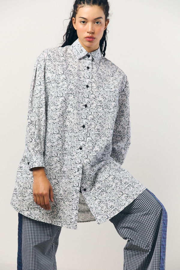 Kas Maria Liberty Poplin Shirtdress