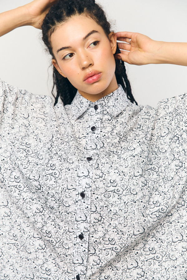 Kas Maria Liberty Poplin Shirtdress