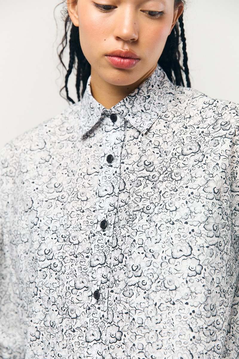 Kas Maria Liberty Poplin Shirtdress