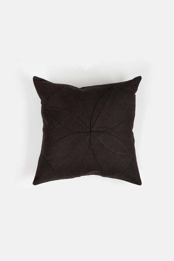 Erica Tanov Hand-Appliqu Linen Throw Pillow in All Together Now