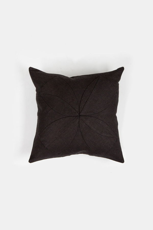Erica Tanov Hand-Appliqué Linen Throw Pillow in All Together Now