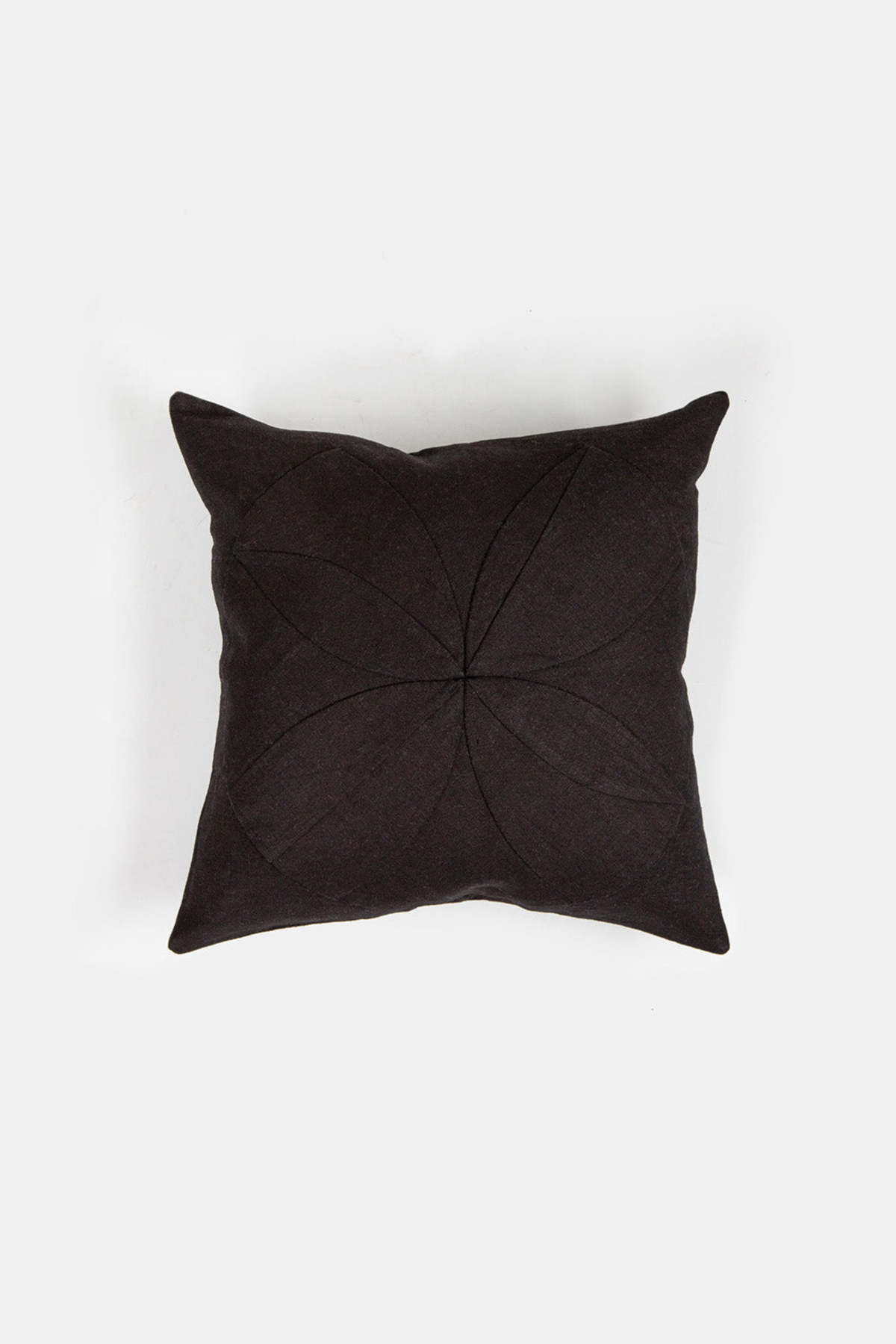 Erica Tanov Hand-Appliqué Linen Throw Pillow in All Together Now - Image 1 of 2