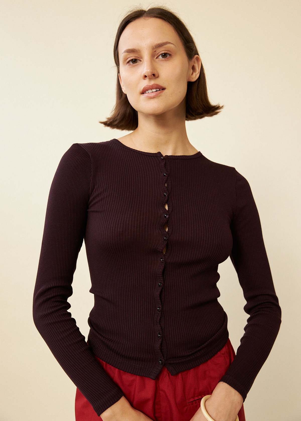 Penny Sage Paz Cardigan - Image 1 of 6
