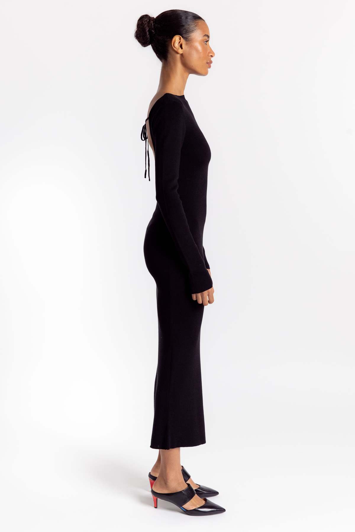 St. Agni Cut Out Dress - Black - Image 2 of 4