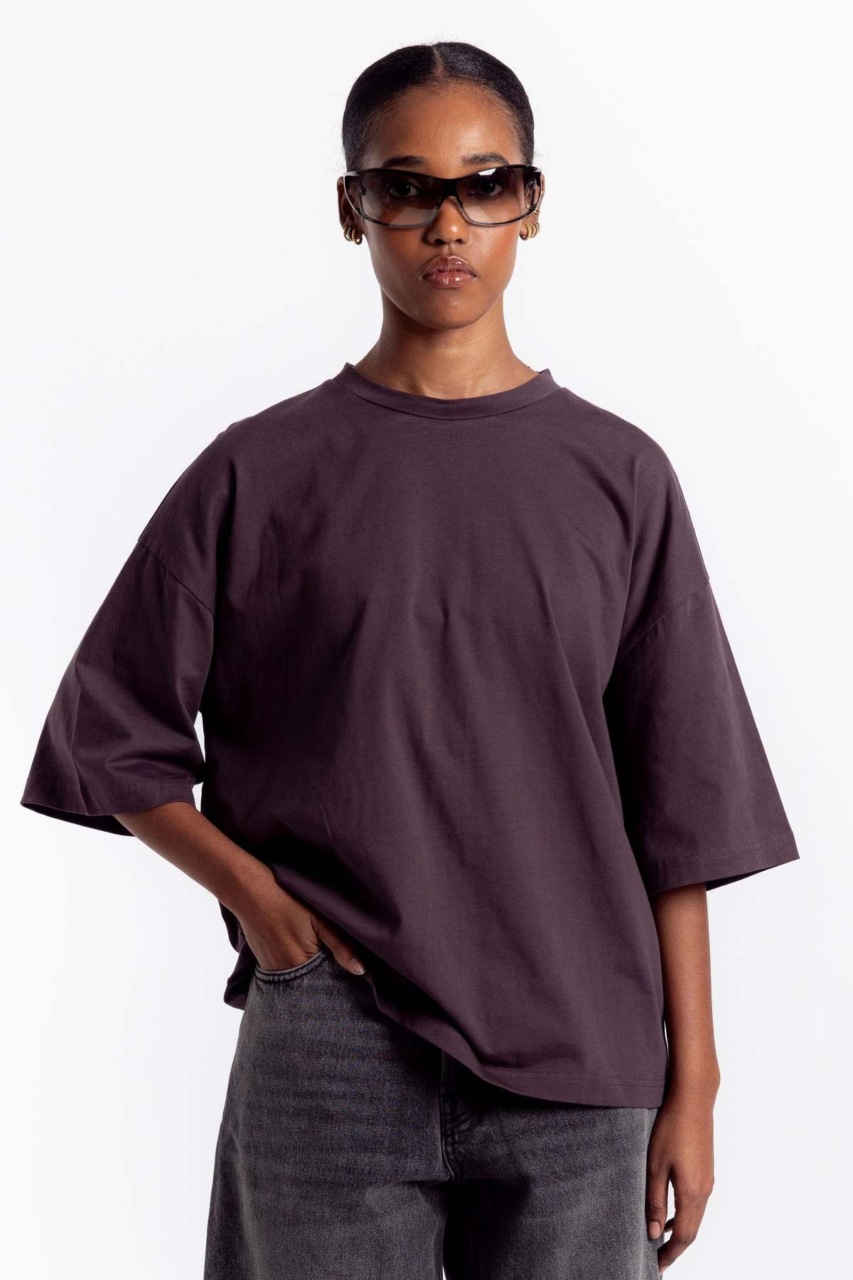 Haikure Etta Tee - Anthracite - Image 1 of 4