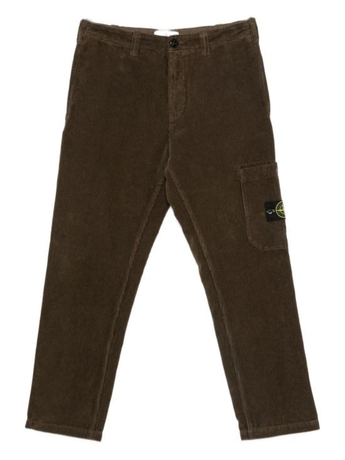 Stone Island Straight Pants - Military Green - Image 1 of 5