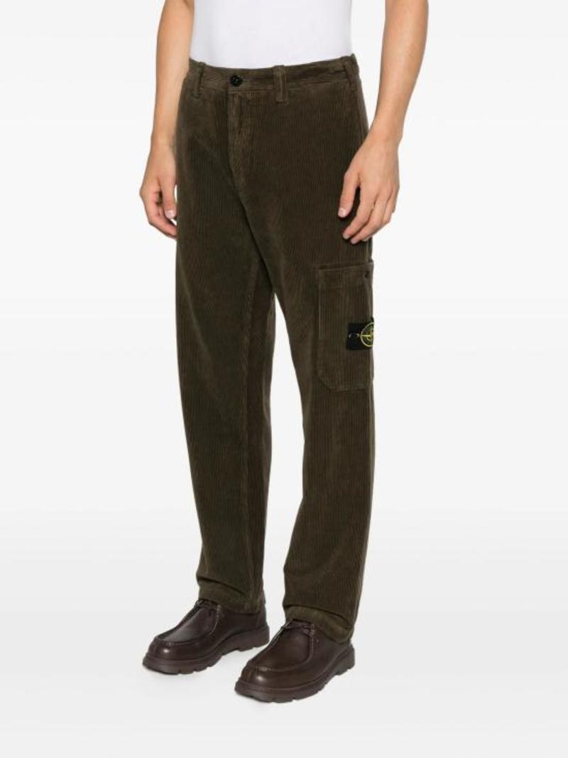 Stone Island Straight Pants - Military Green