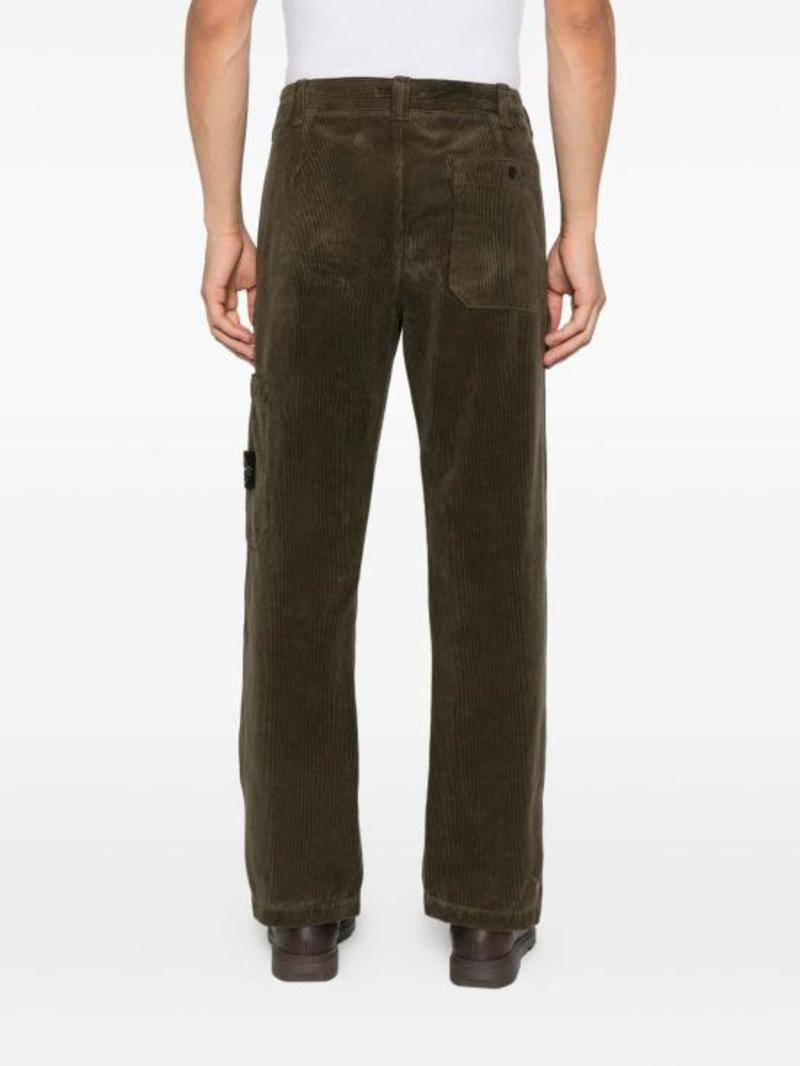 Stone Island Straight Pants - Military Green