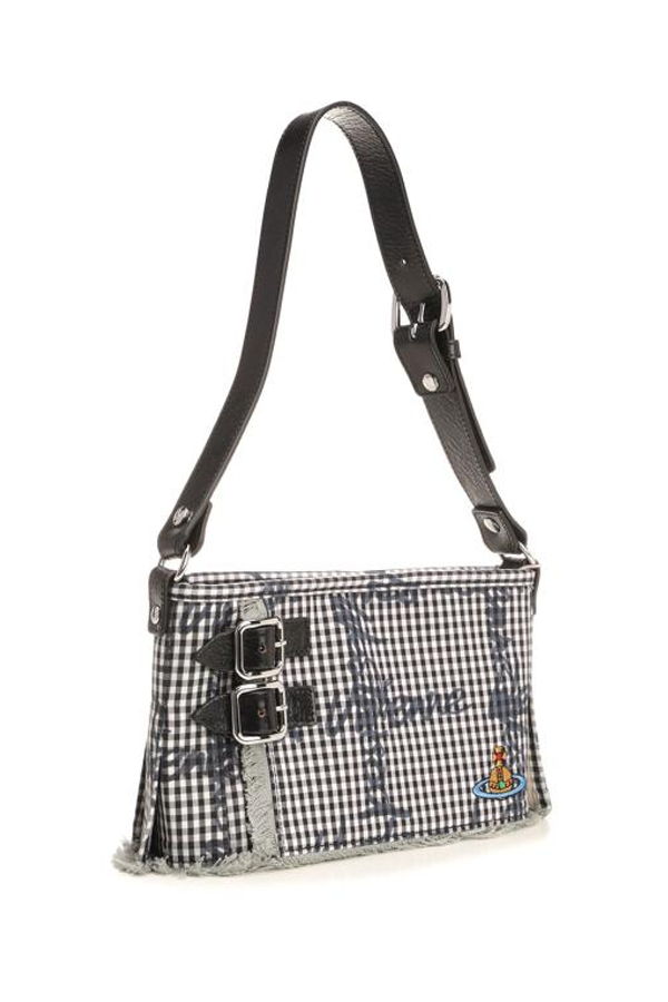 Vivienne Westwood Shoulder Bag - Gingham Black