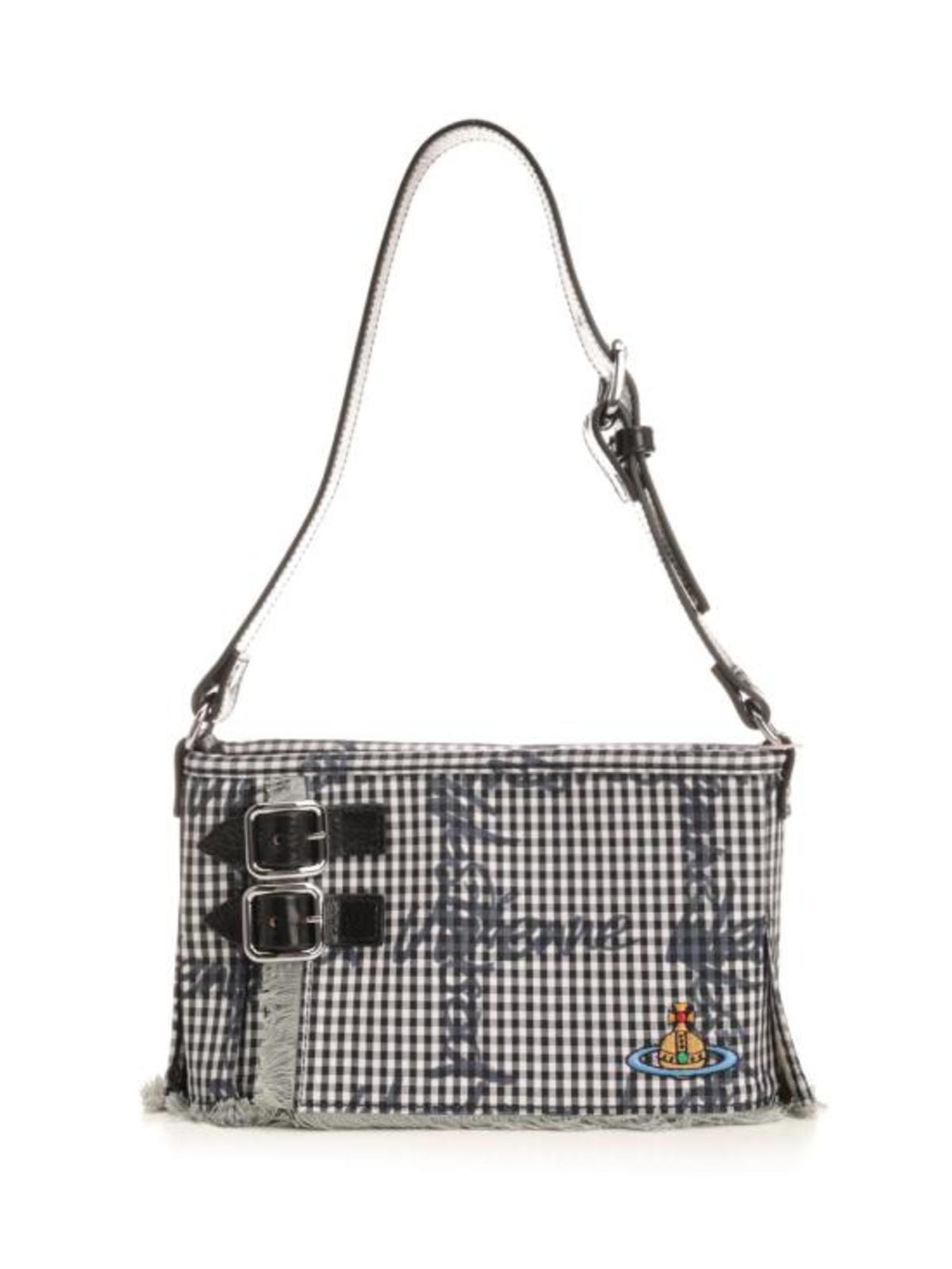 Vivienne Westwood Shoulder Bag - Gingham Black - Image 4 of 5