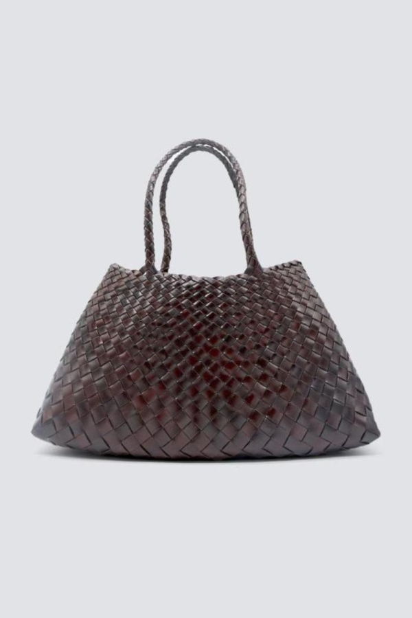Dragon Diffusion Santa Croce Shoulder Bag - Dark Brown